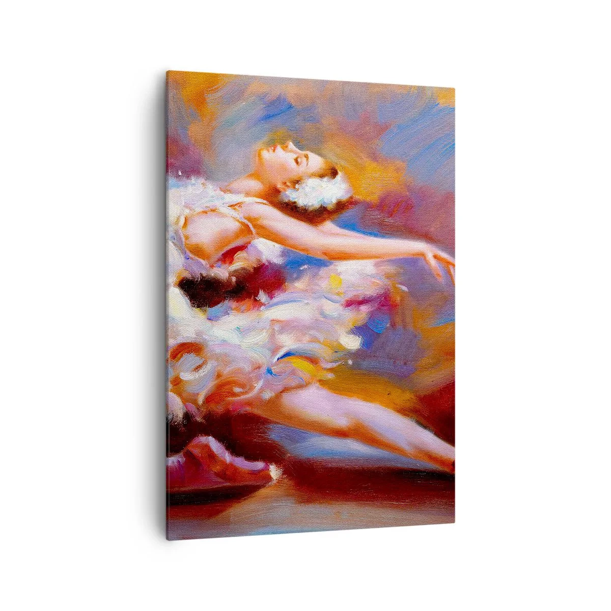 Schilderen op canvas - Zwaan gratie - 70x100 cm