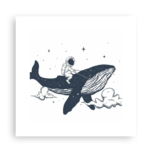 Poster - Ruimte avontuur - 30x30 cm