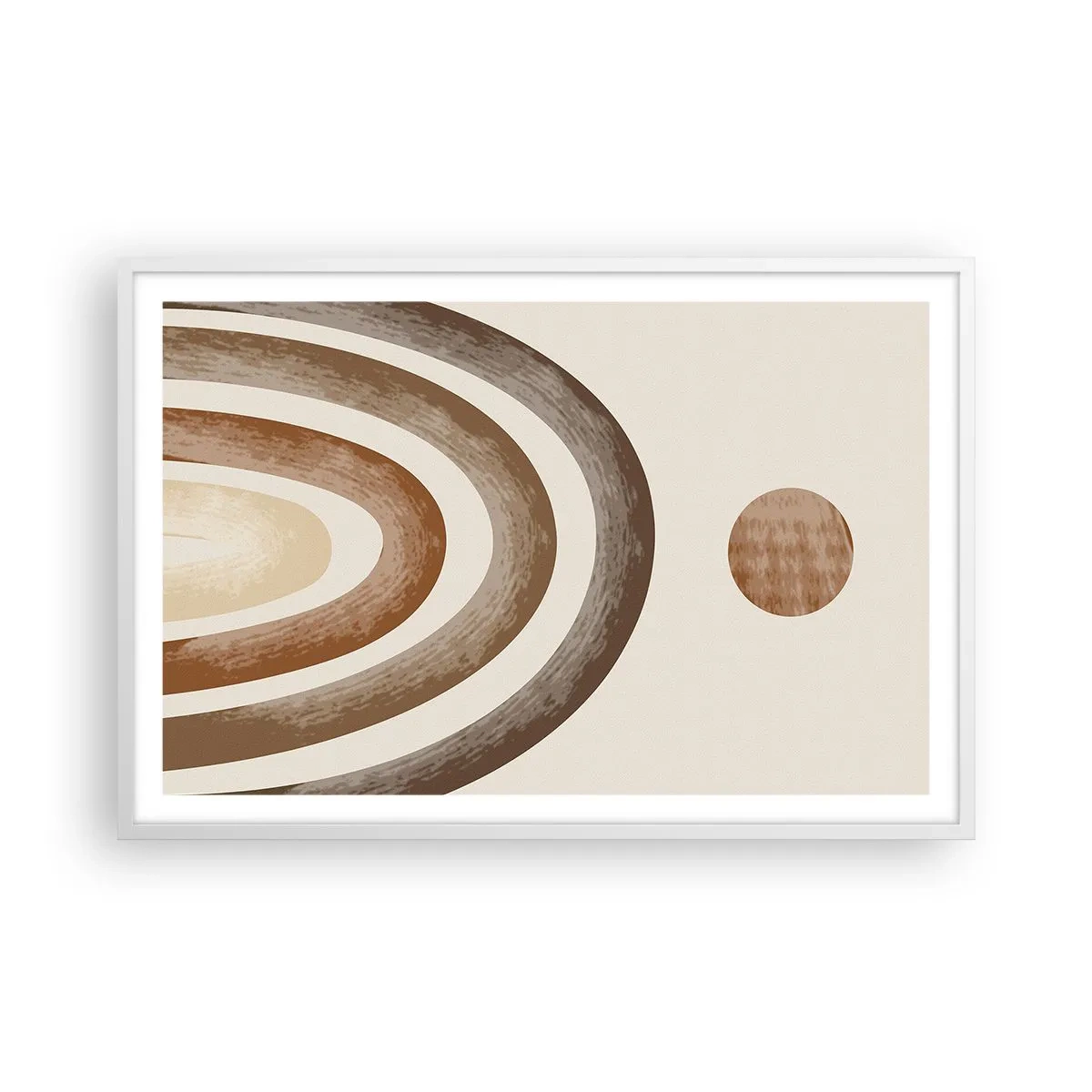 Poster in een witte lijst - In een sterrenstelsel ver, ver weg - 91x61 cm