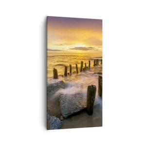 Schilderen op canvas - De rauwe schoonheid van de Oostzee - 55x100 cm