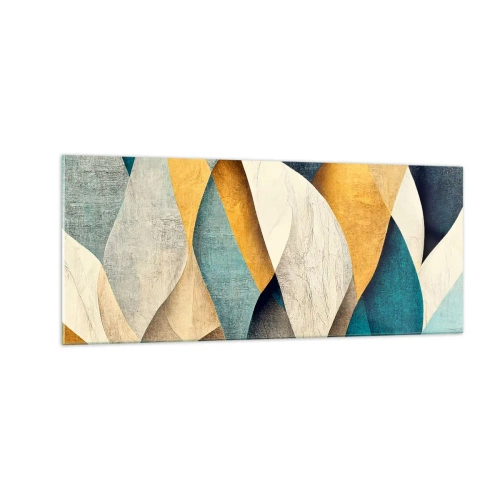 Schilderen op glas - Ritme en beweging - 100x40 cm