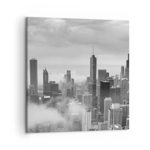 Schilderen op canvas - Amerikaans landschap - 50x50 cm