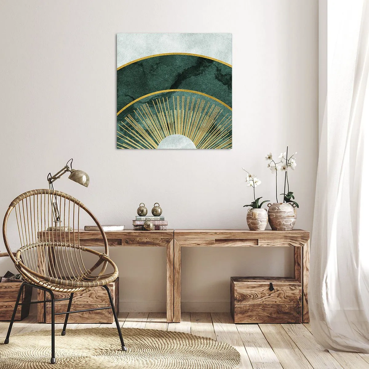 Schilderen op canvas - Een ander zonnestelsel - 30x30 cm