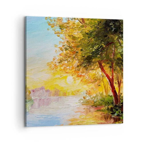 Schilderen op canvas - Et in Arcadia ego - 60x60 cm