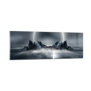 Schilderen op glas - Einde van het verhaal - 90x30 cm