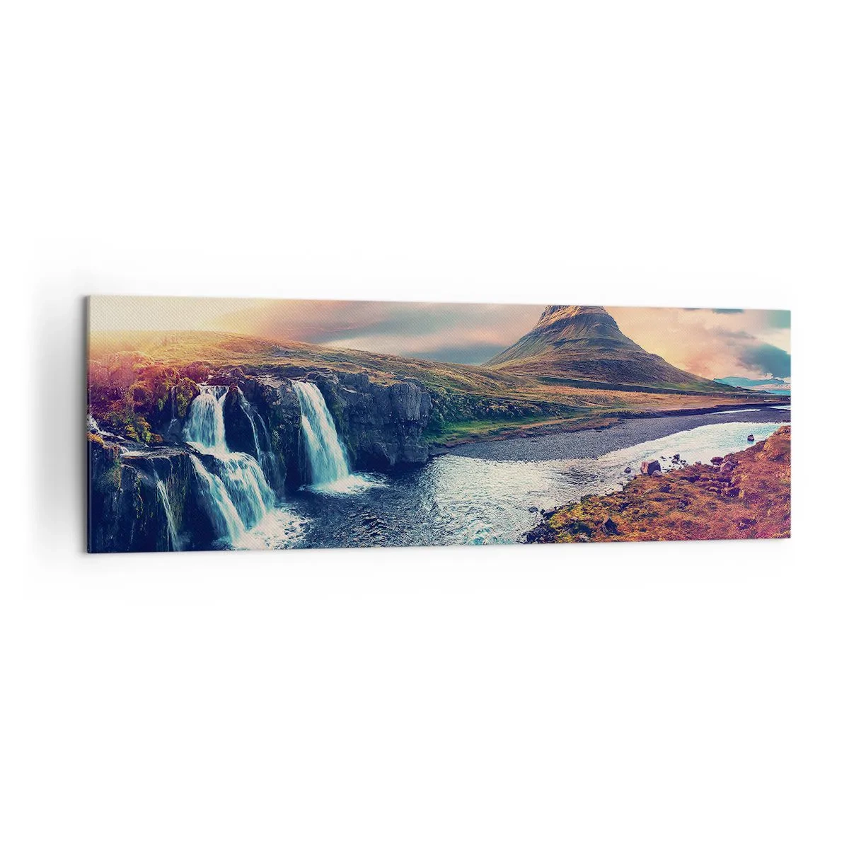 Schilderen op canvas - In de majesteit van de natuur - 160x50 cm