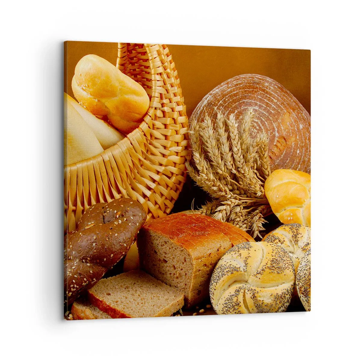 Schilderen op canvas - We kwamen er weer mee weg - 50x50 cm