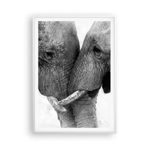Poster in een witte lijst - Oprechte bekentenis - 70x100 cm
