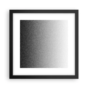 Poster in een zwarte lijst - Naar het licht - 30x30 cm