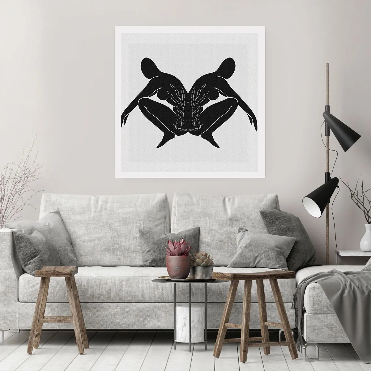 Poster - Een gemeenschappelijke ziel - 30x30 cm