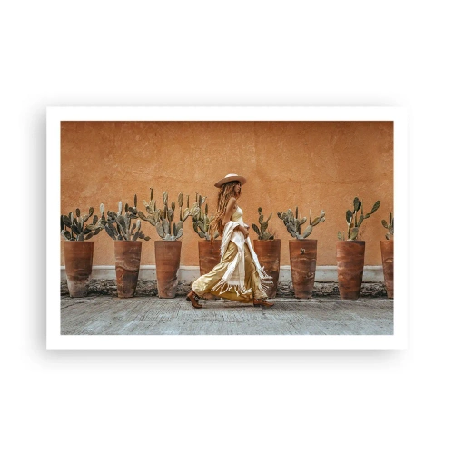 Poster - Hippie-stijl - 91x61 cm