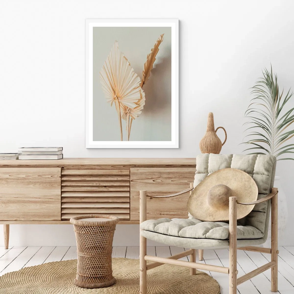 Poster in een witte lijst - Wanneer je verlichting nodig hebt - 70x100 cm