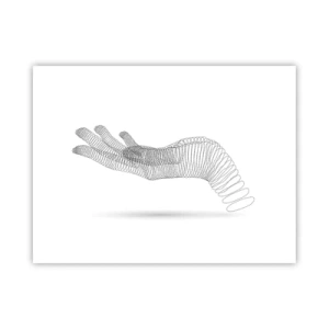Poster - Veerkrachtige hand - 40x30 cm