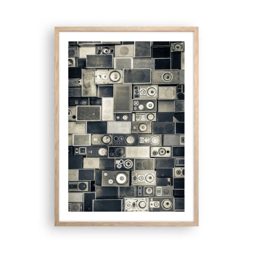 Een poster in een licht eiken lijst - En alles is goed - 50x70 cm
