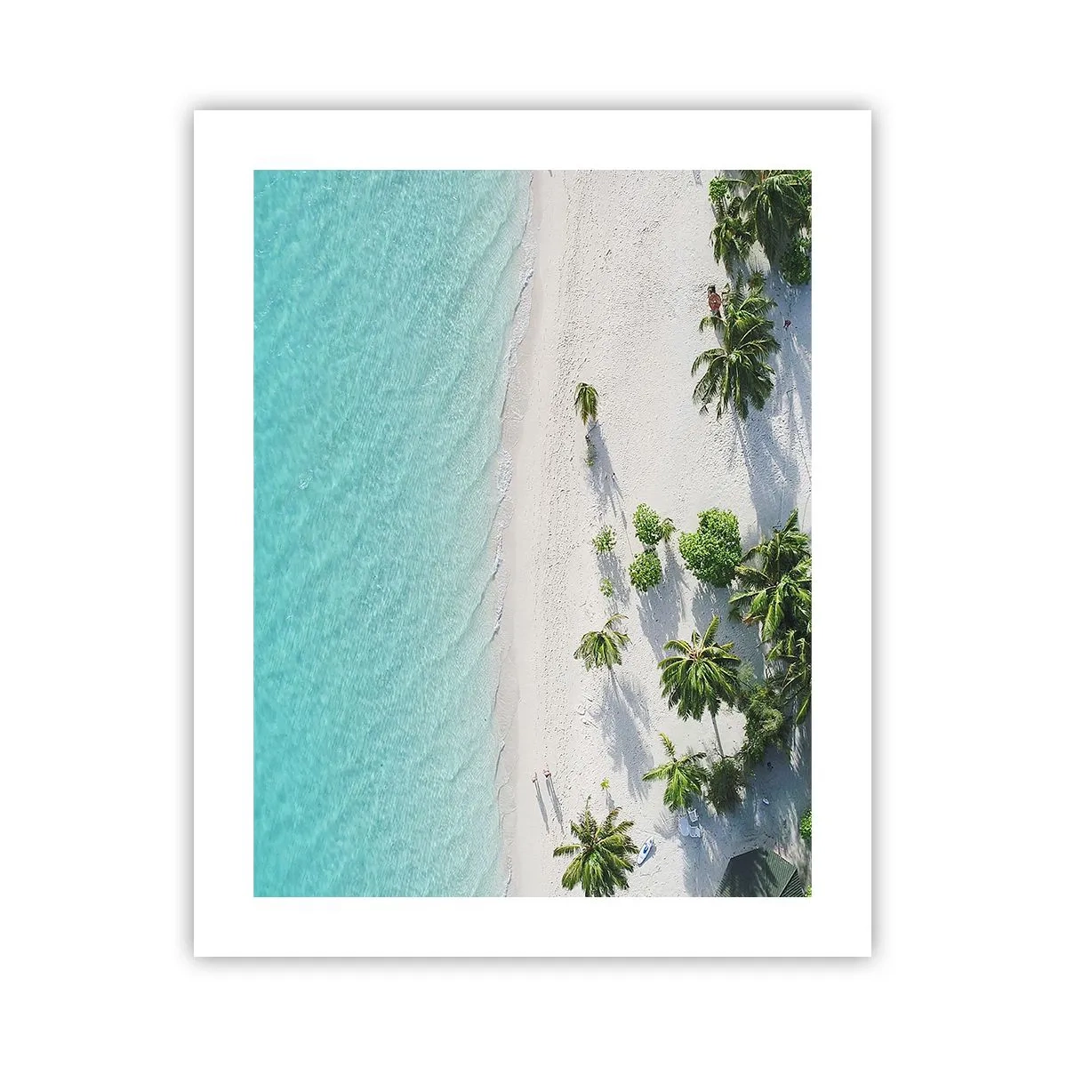 Poster - Een vakantie in het paradijs - 40x50 cm