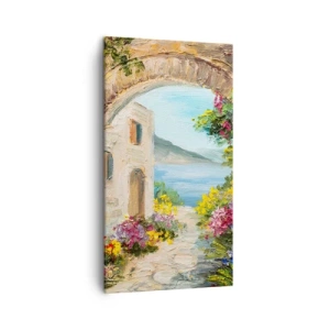 Schilderen op canvas - De charme van een kustprovincie - 45x80 cm