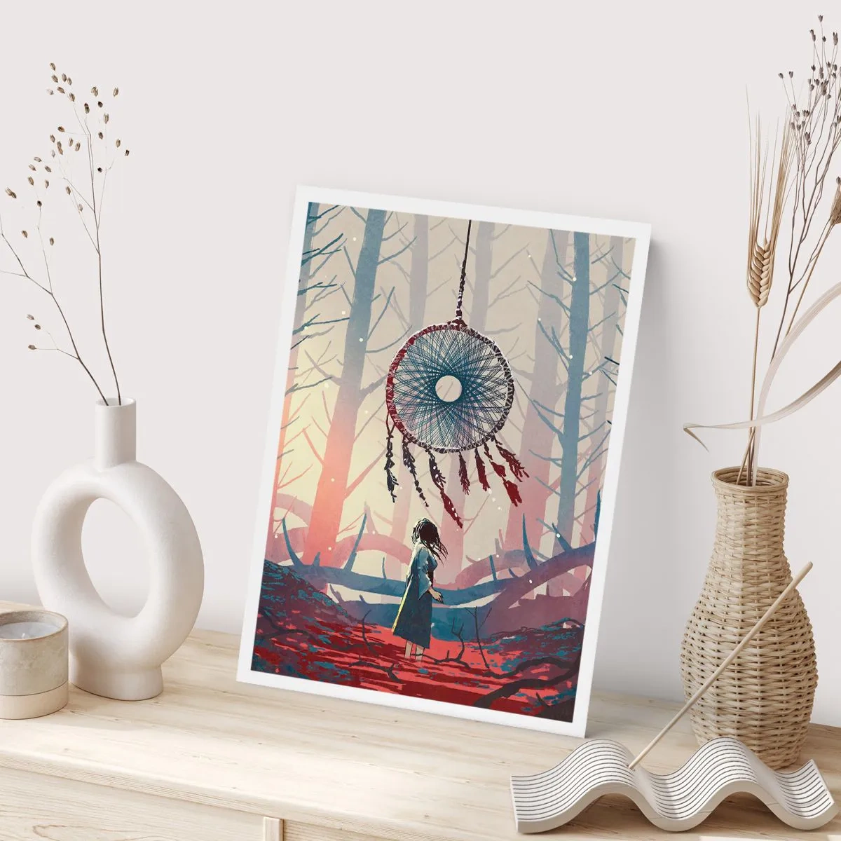 Poster - Een geheim ritueel van geluk - 40x50 cm