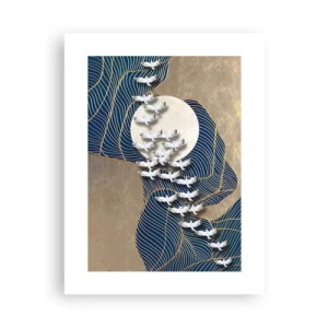 Poster - Vrijheid, dwalen, gemeenschap - 30x40 cm