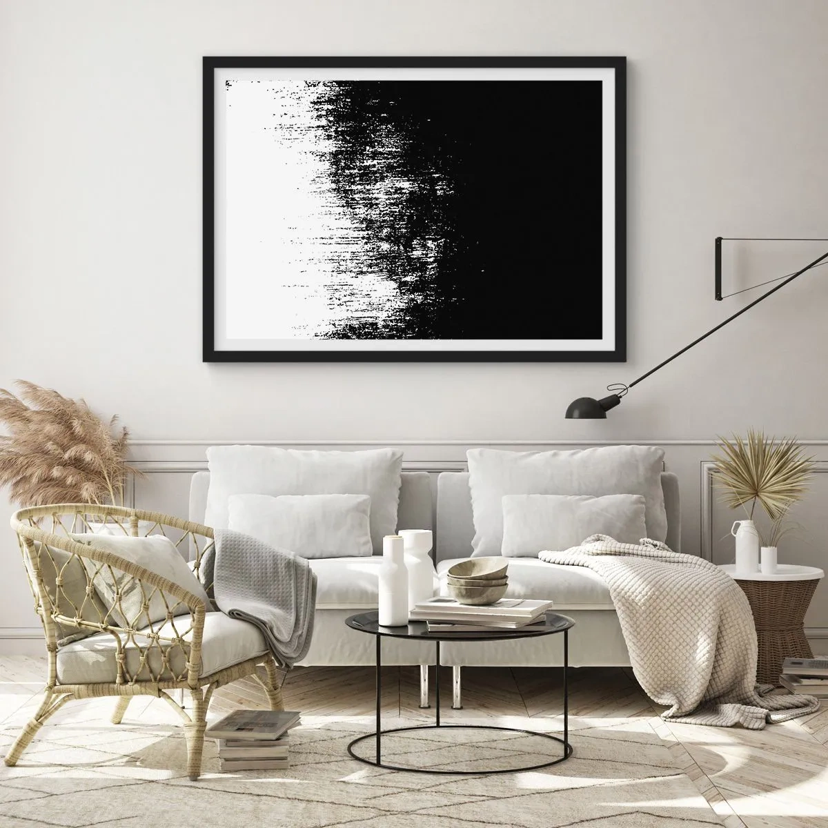 Poster in een zwarte lijst - En de winnaar is ... - 70x50 cm