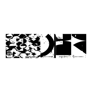 Fotobehang Staaltje Standard Eco - Wit is wit en zwart is zwart - Abstractie, Deel, Grafisch - 100x30 cm