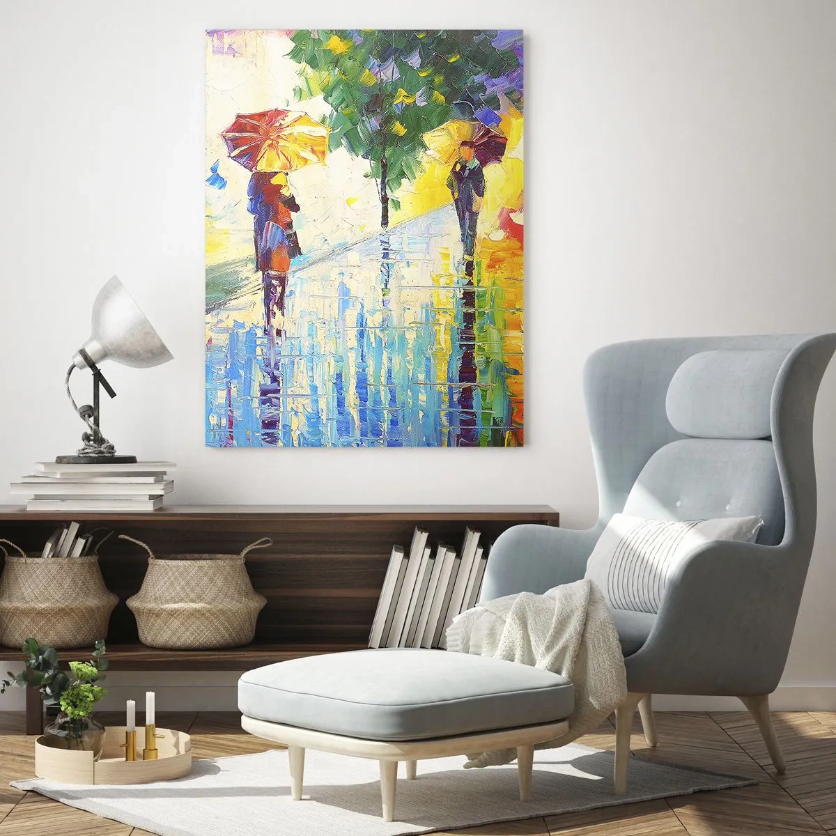 Schilderen op glas - Nu is het helemaal duidelijk - 70x100 cm