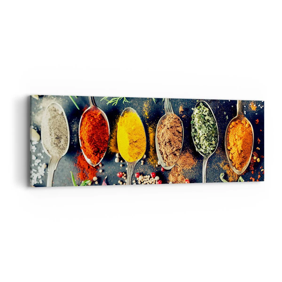 Schilderen op canvas - Culinaire magie - 90x30 cm