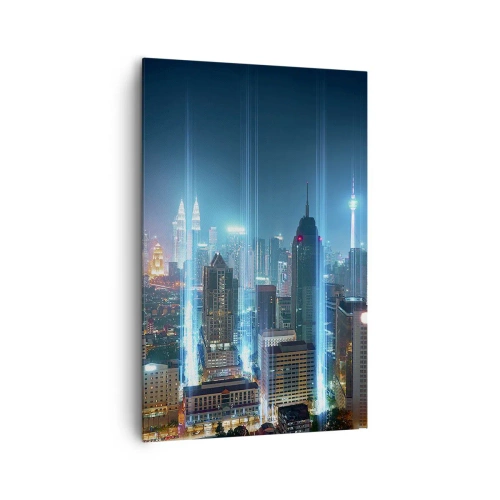 Schilderen op canvas - Op z'n Berlijns naar de hemel - 80x120 cm