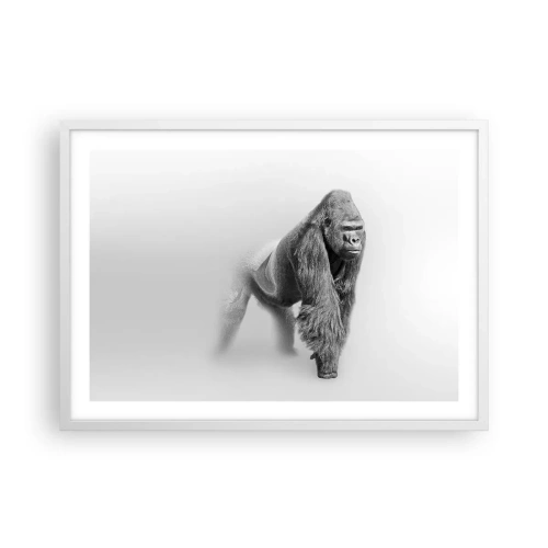 Poster in een witte lijst - Vertrouwen in zijn kracht - 70x50 cm