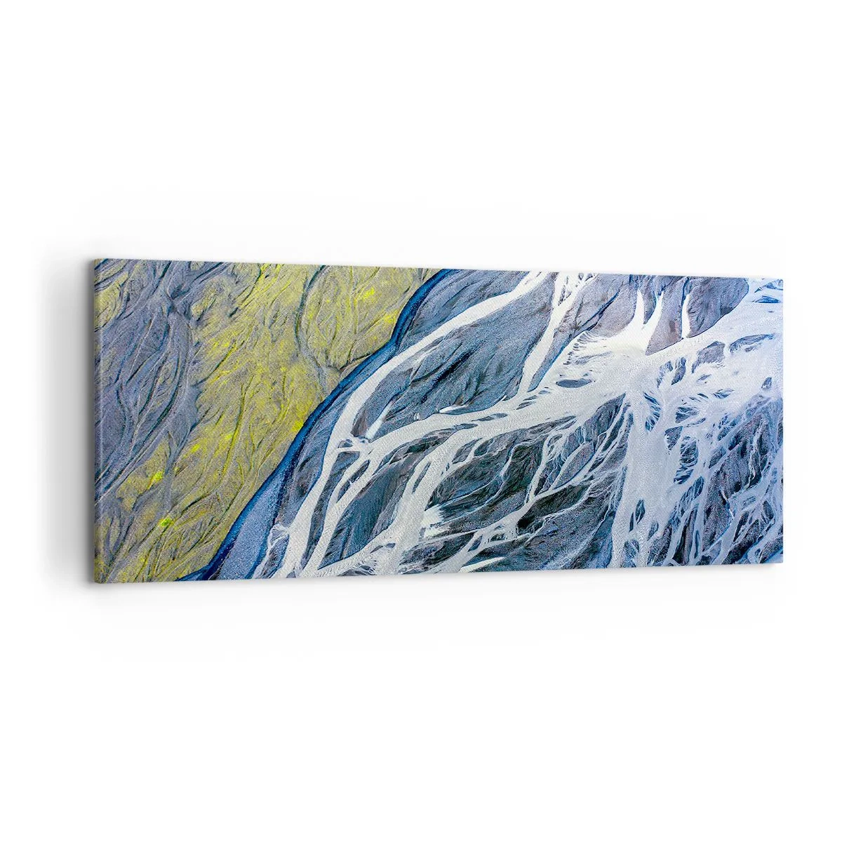 Schilderen op canvas - Rotstekeningen van de natuur - 100x40 cm