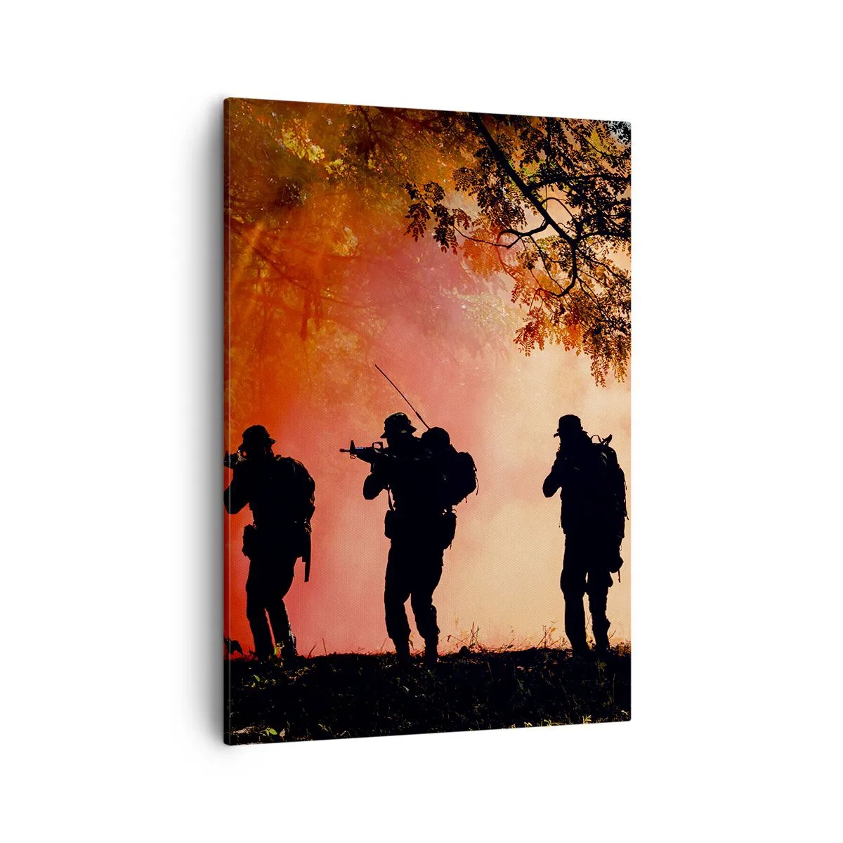 Schilderen op canvas - … Allen voor een. - 50x70 cm