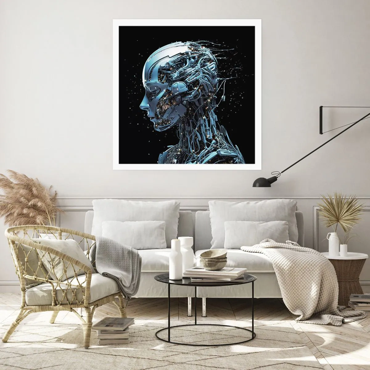 Poster - Technologie is een vrouw - 50x50 cm