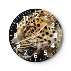 Wandklok - Klok - Rustig, gefocust, klaar - 30x30 cm