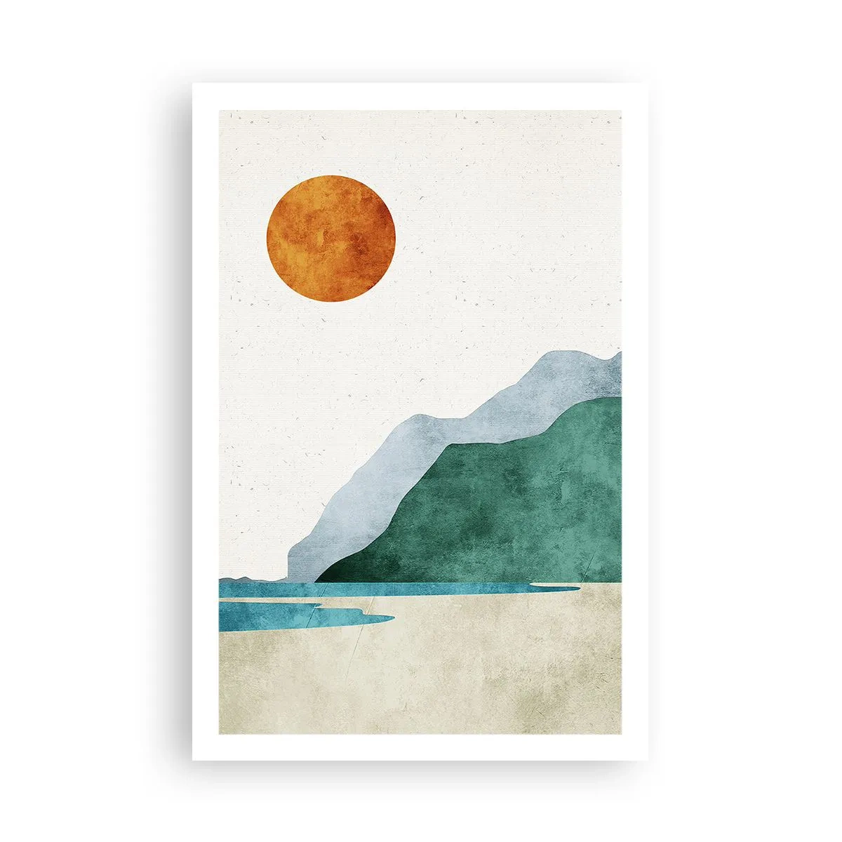 Poster - Landschap zoals het hoort te zijn - 61x91 cm