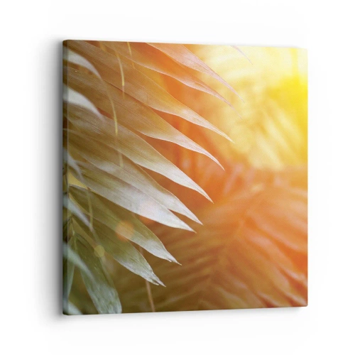 Schilderen op canvas - Ochtend in de jungle - 30x30 cm