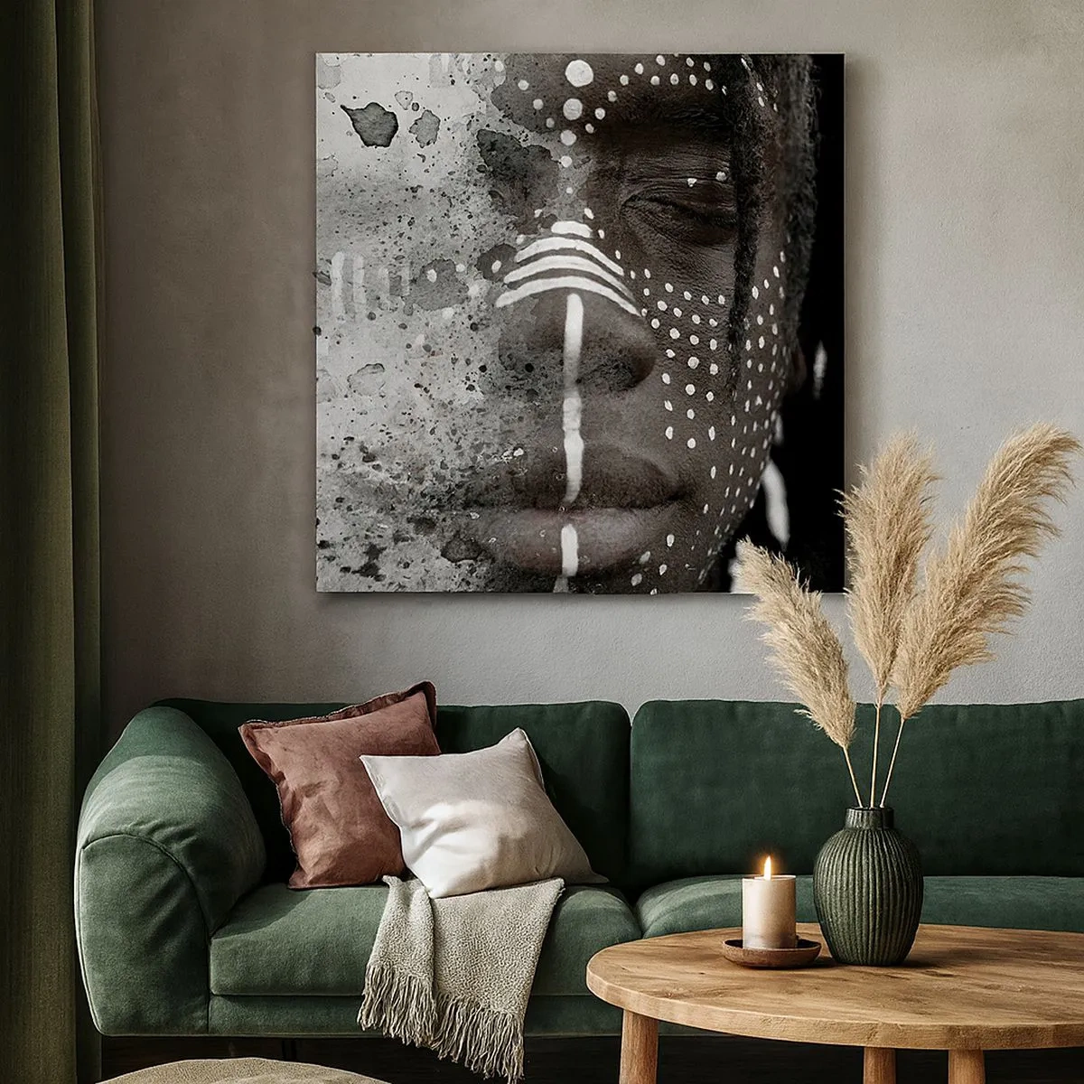 Schilderen op canvas - Ontdek de oergeest - 30x30 cm