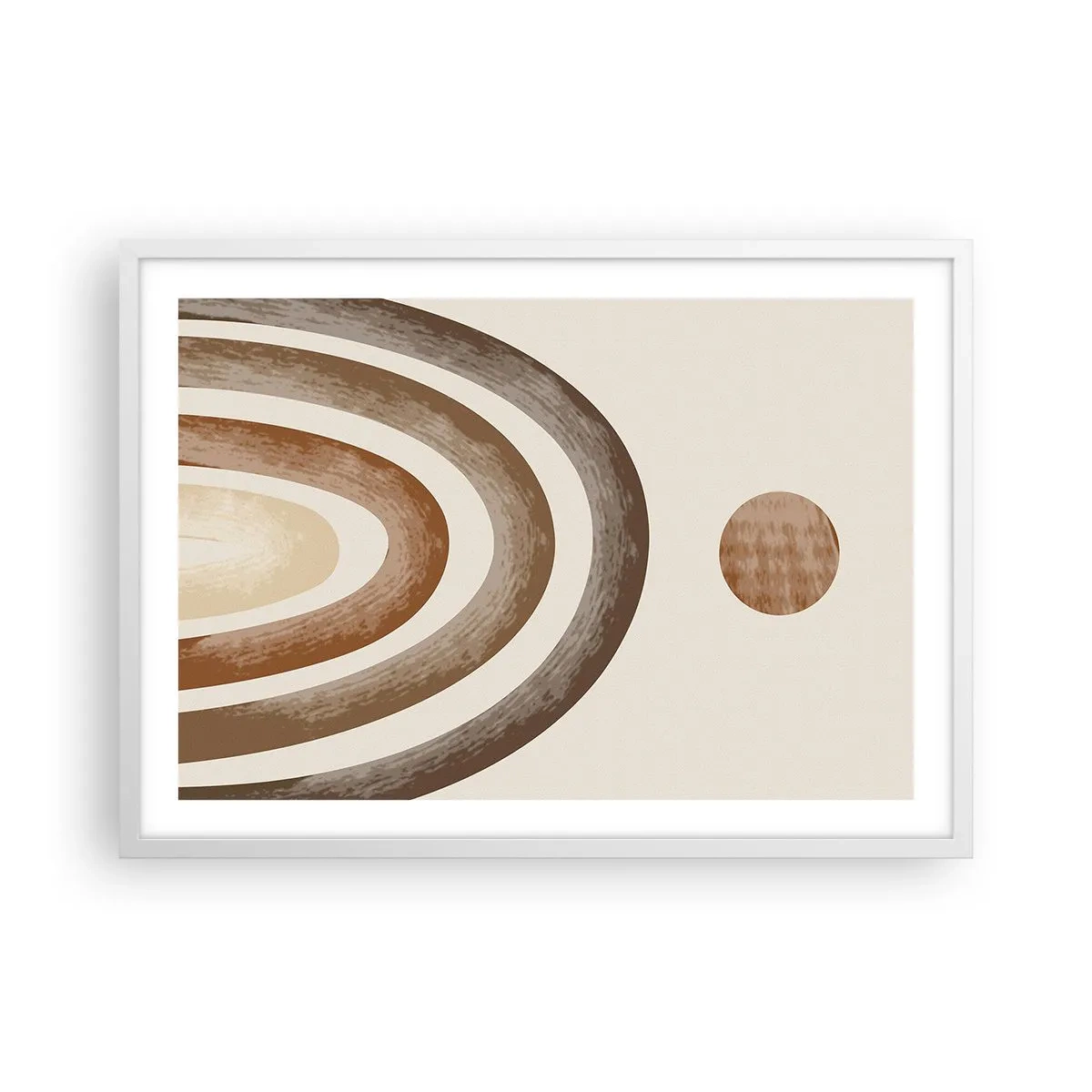 Poster in een witte lijst - In een sterrenstelsel ver, ver weg - 70x50 cm