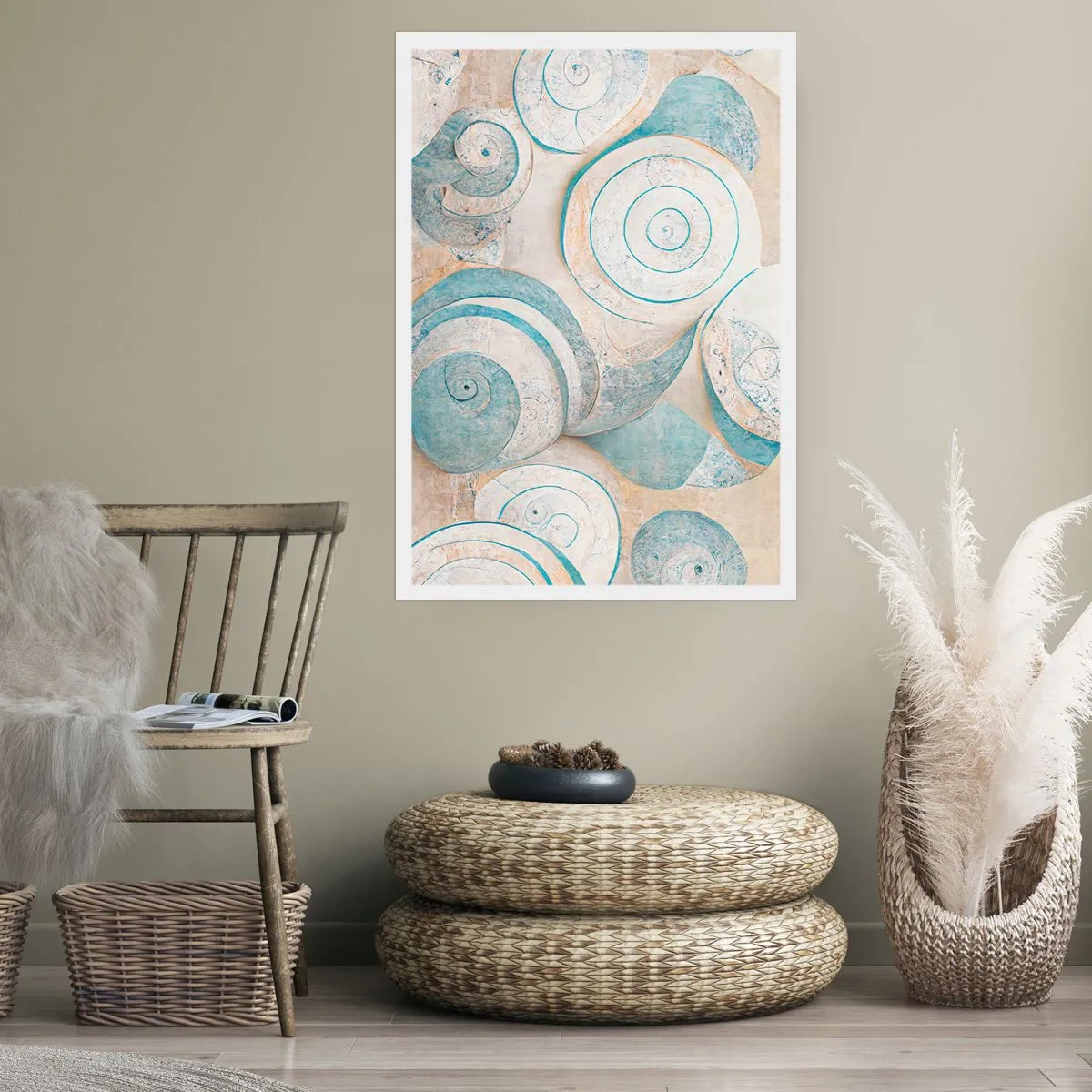 Poster - Wat zit er in de schelp? - 61x91 cm