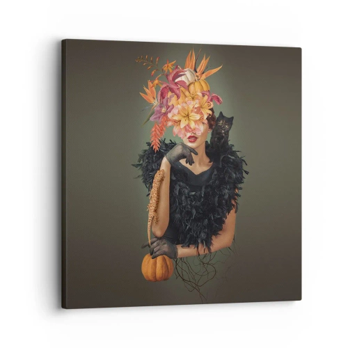 Schilderen op canvas - De spreuk van een heks - 30x30 cm