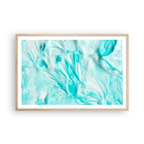 Een poster in een licht eiken lijst - Voor altijd samen - 91x61 cm