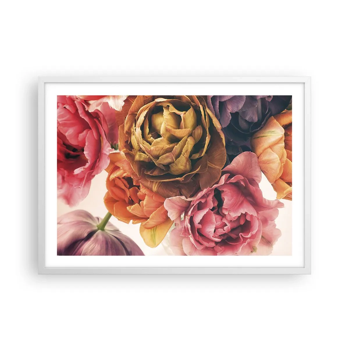 Poster in een witte lijst - Een viering van het leven - 70x50 cm