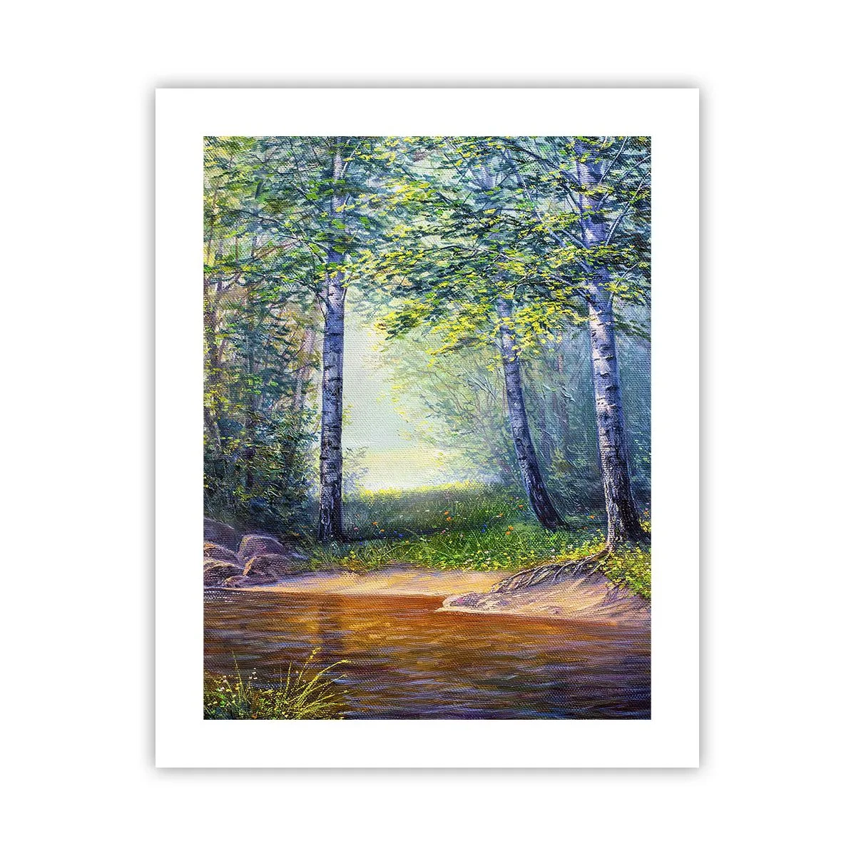 Poster - Idyllisch landschap - 40x50 cm