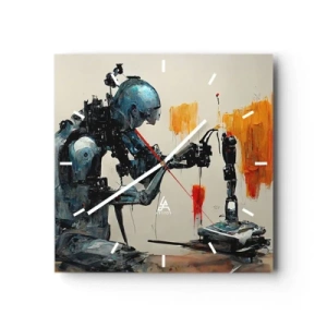 Wandklok - Klok - Morgen al… - 40x40 cm