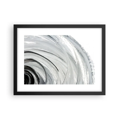 Poster in een zwarte lijst - Orbitale samenstelling - 40x30 cm