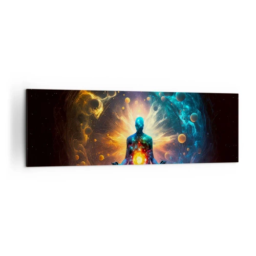 Schilderen op canvas - Kosmische vrede - 160x50 cm