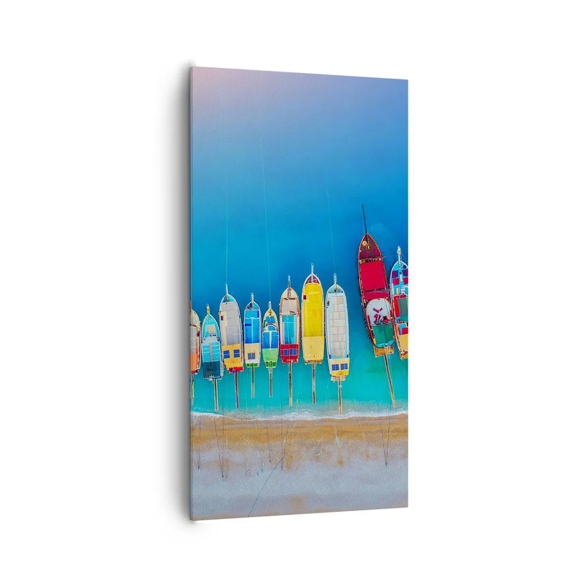 Schilderen op canvas - Vanuit vogelperspectief - 65x120 cm