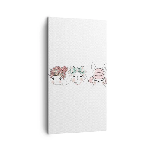 Schilderen op canvas - Peinzend, verdrietig, tevreden - 45x80 cm