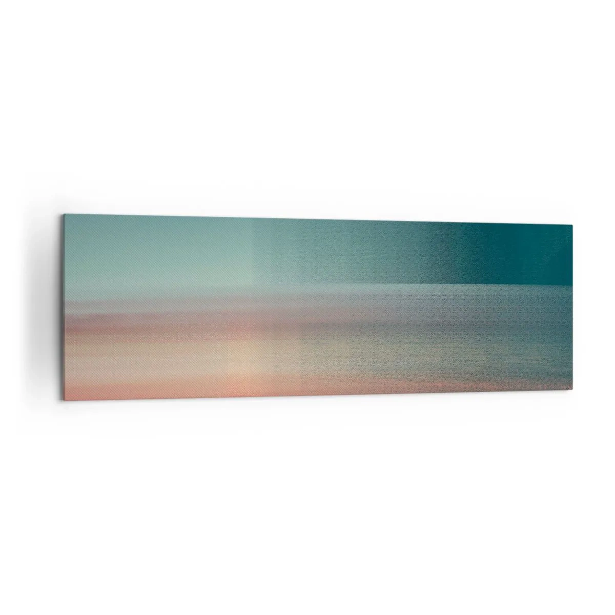Schilderen op canvas - Abstractie: golven van licht - 160x50 cm