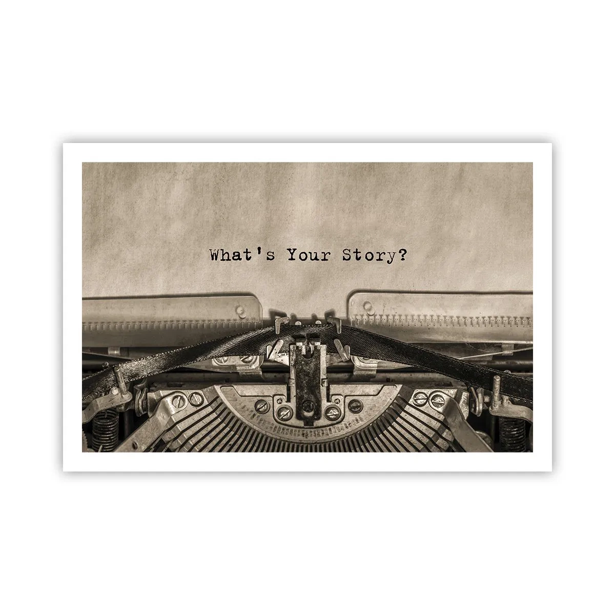 Poster - Vertel het mee - 91x61 cm