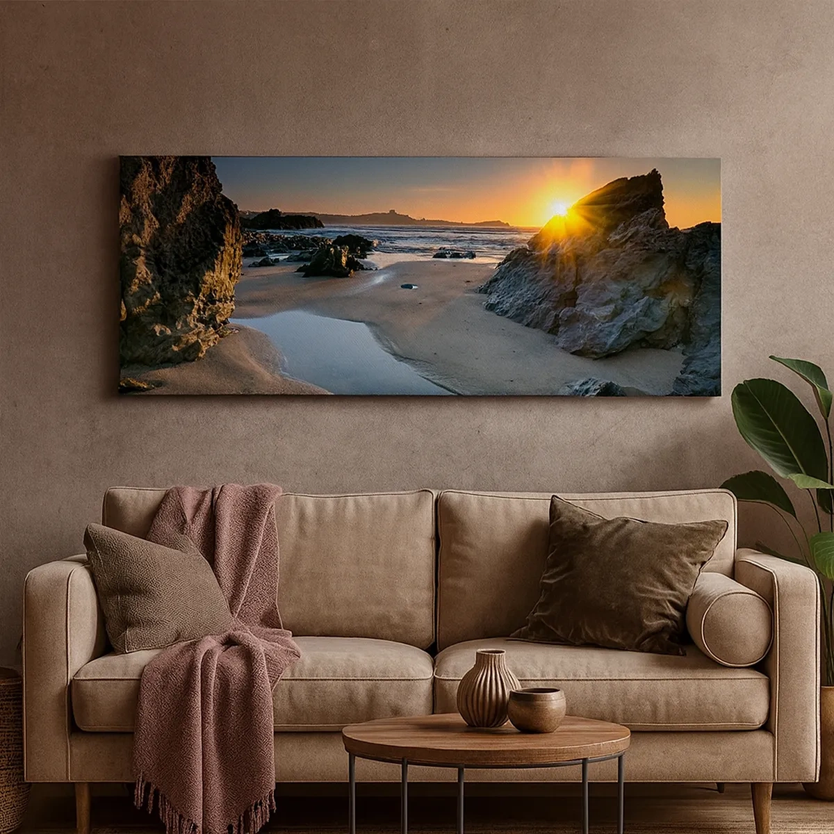 Schilderen op canvas - Onaangeroerd door een menselijke hand - 30x30 cm