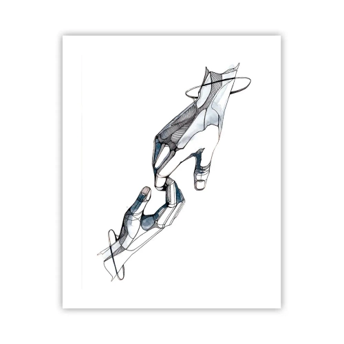 Poster - Een goed gebaar - 40x50 cm